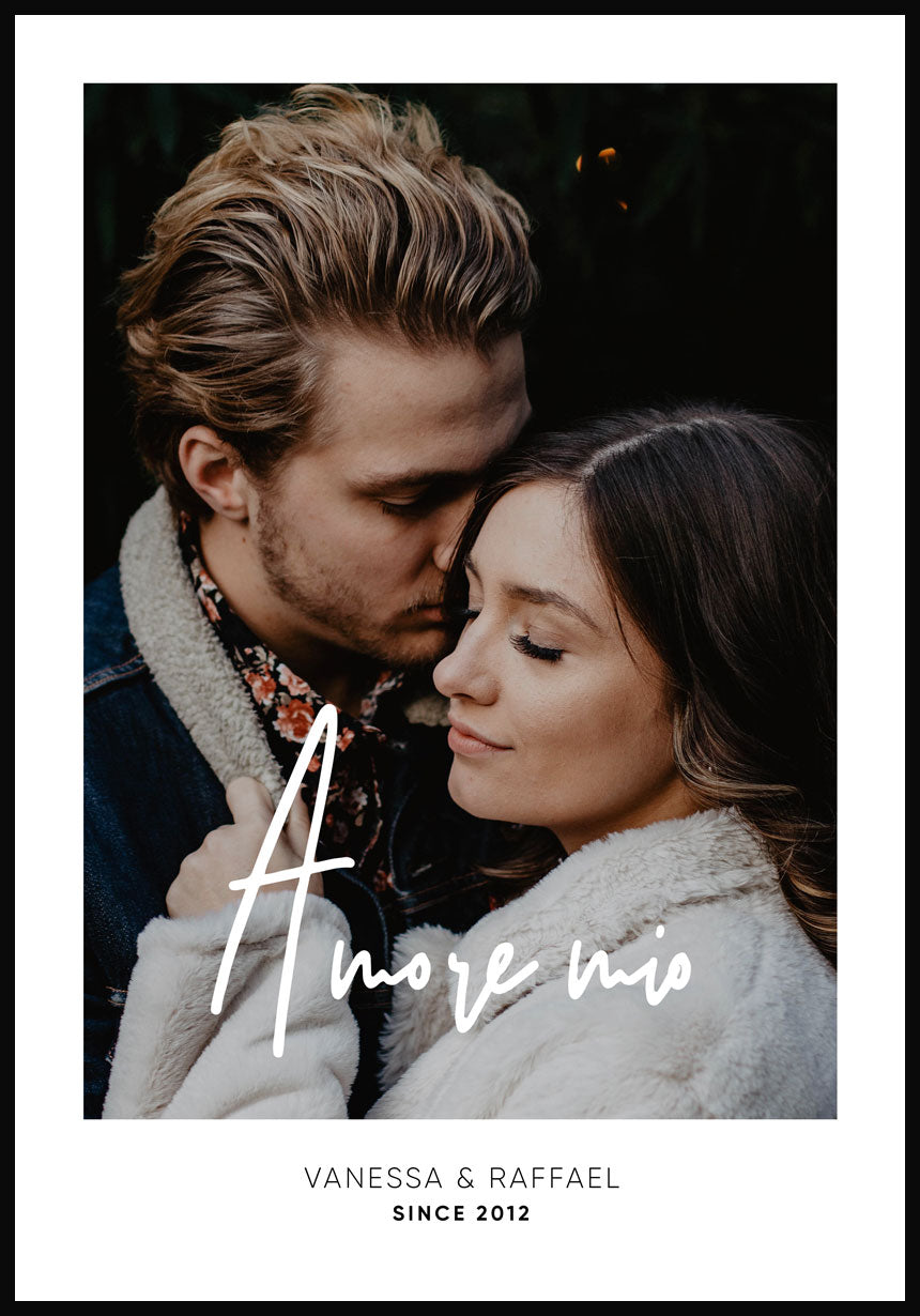 Amore mio - Personalisierbares Poster