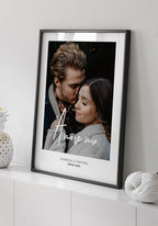 Amore mio - Personalisierbares Poster mit Bild