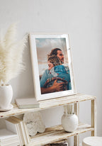 Personalisiertes Poster mit Bild und Zitat