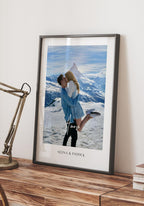 Personalisiertes Poster mit der Schrift Amore als Geschenk