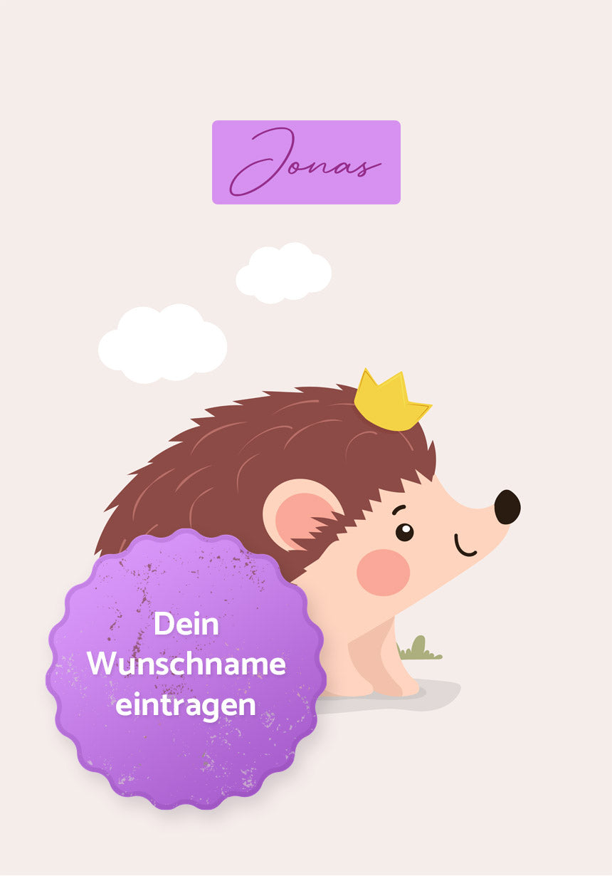 Igel Poster für Kinder Daten