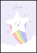 Stern Regenbogen Lila