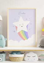 Stern Regenbogen Kinderposter