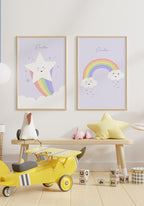 Stern Regenbogen Bilderwand