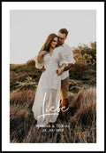 Personalisierbares Poster mit Liebe und deinem Bild