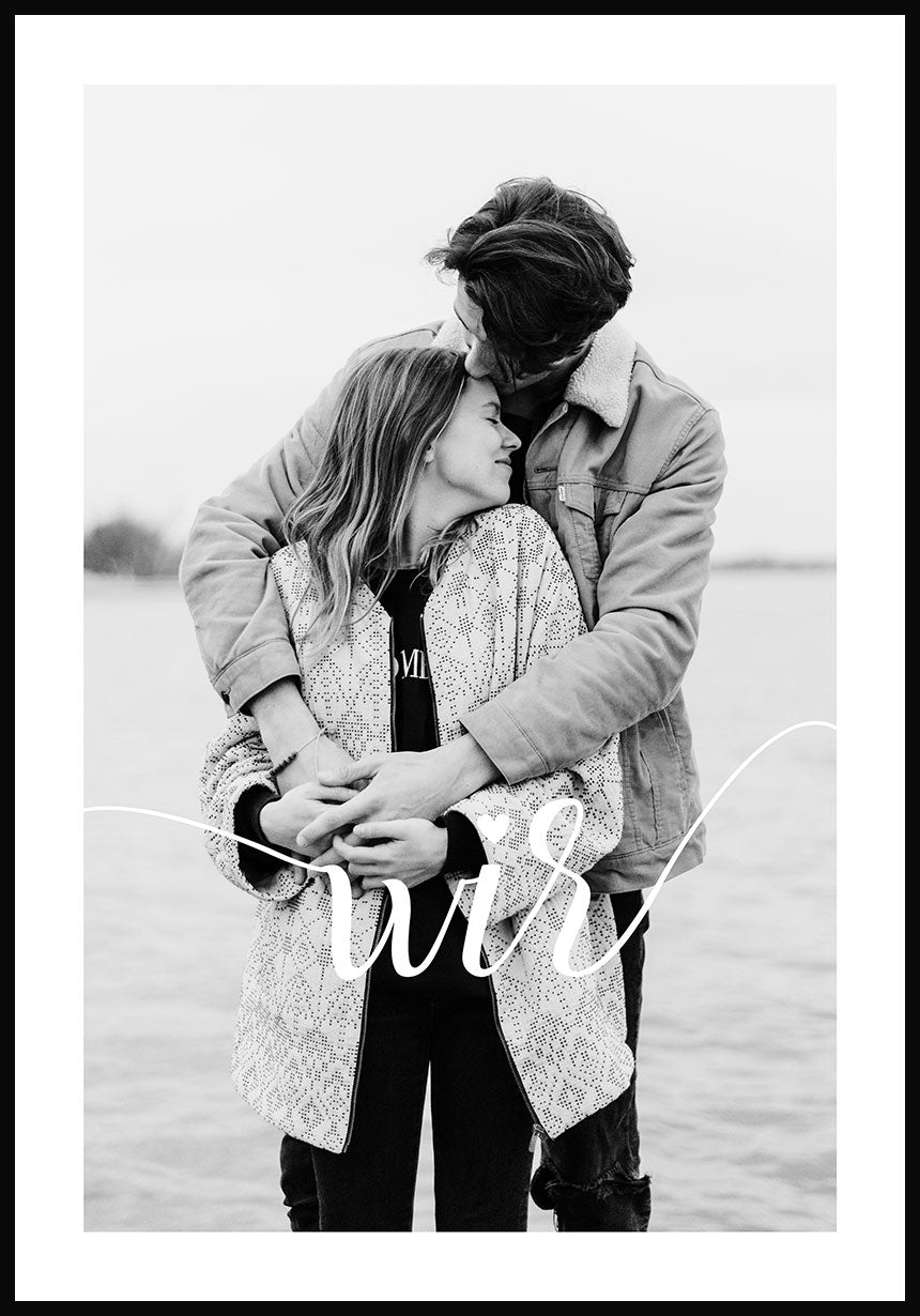 Poster personalisiert wir mit bild
