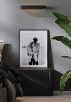 Poster personalisiert wir mit bild im Schlafzimmer