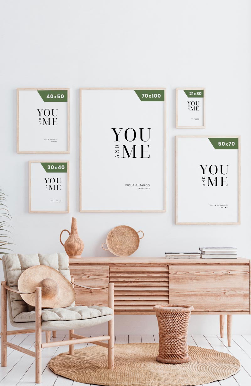 You and Me  Postergrößen