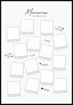Personalisierte Fotocollage als Poster Vorlage