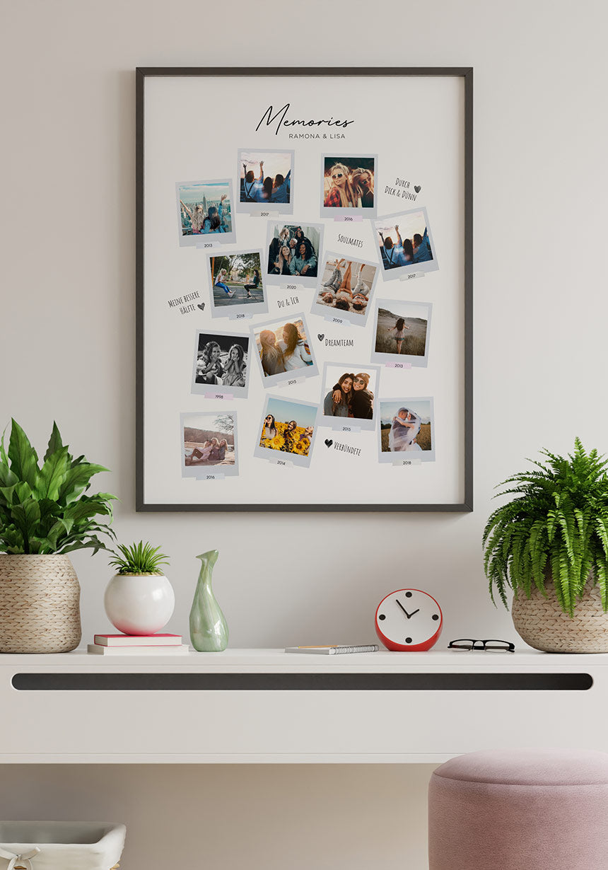 Personalisierte Fotocollage mit Bildern