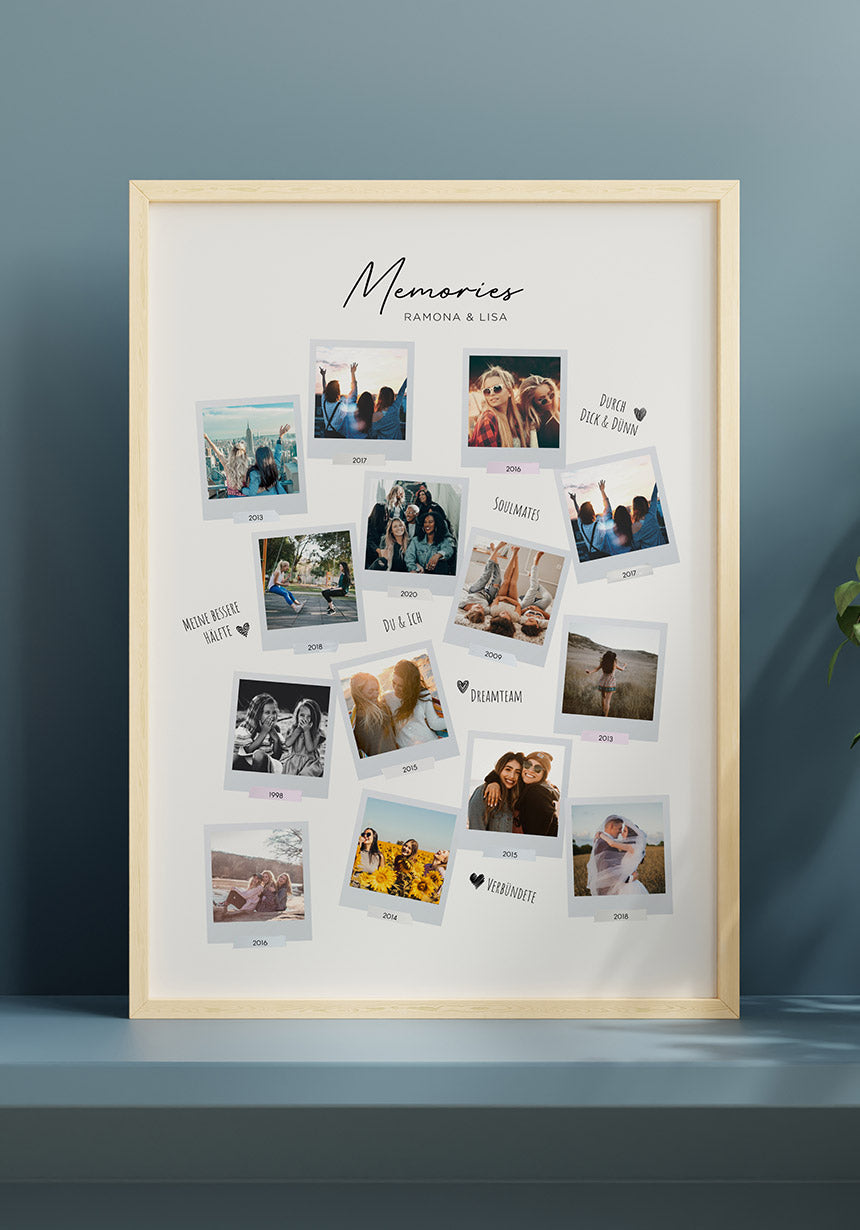 Personalisierte Fotocollage für Familien