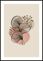 Flower Line Poster