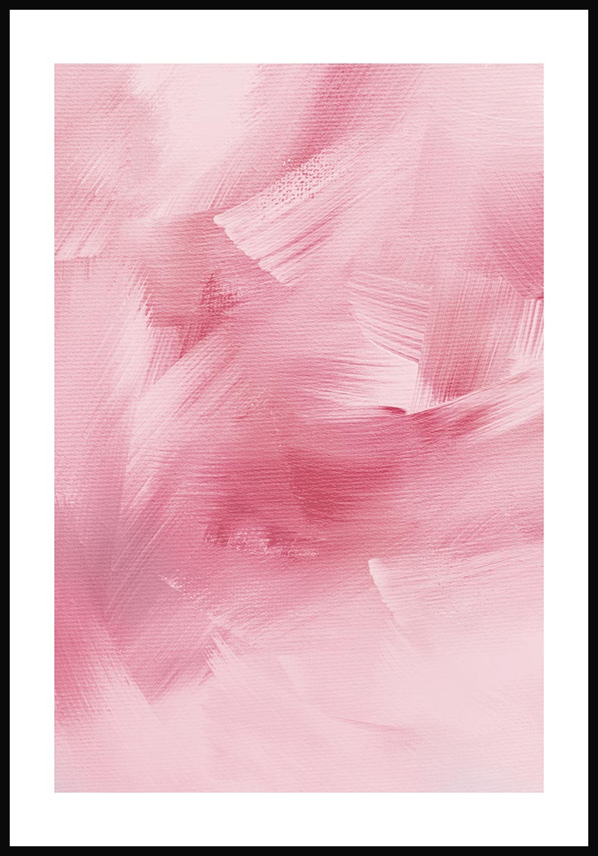 Poster brush textur pink