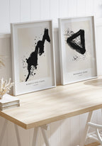 Polygonal Sense - Abstract Poster artful