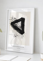 Polygonal Sense - Artful Poster