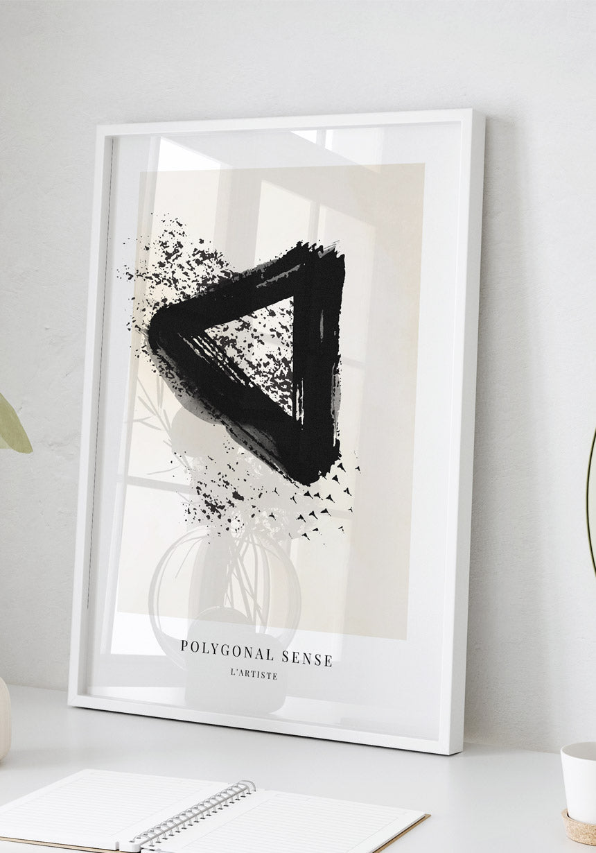 Polygonal Sense - Artful Poster