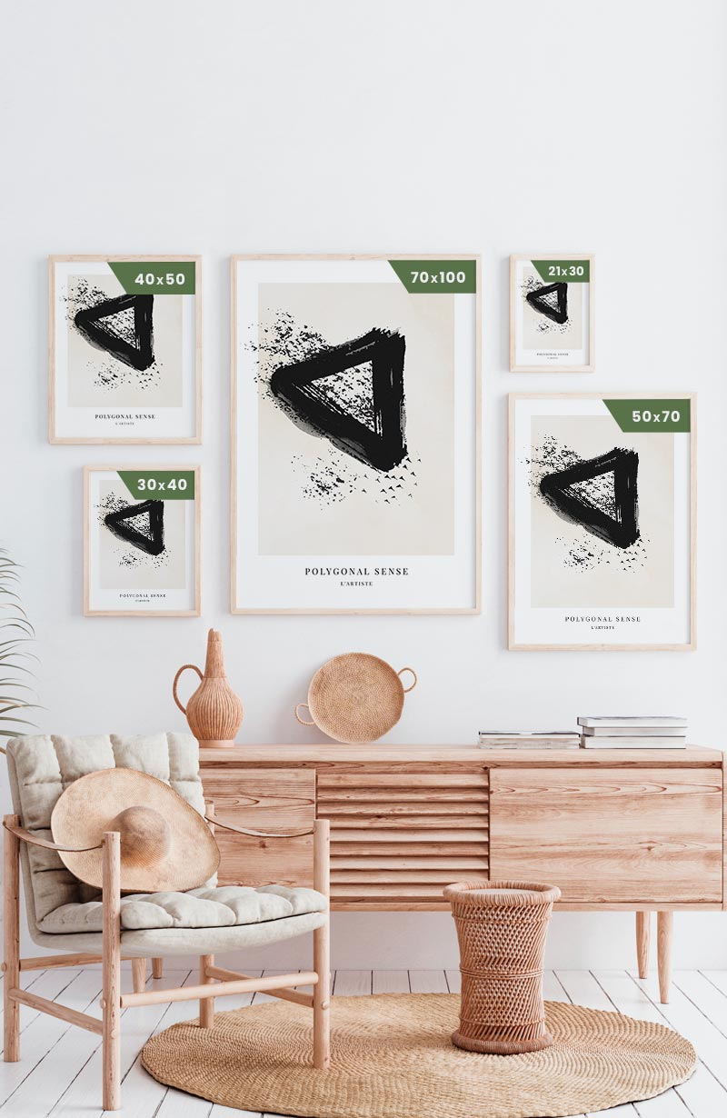 Polygonal Sense Poster Size