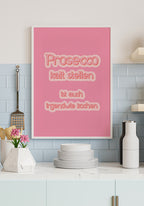 Poster Prosecco cold setting is also kind of cooking in the kitchen