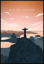 Illustrated poster Rio de Janeiro