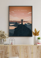 Illustrated poster Rio de Janeiro for home