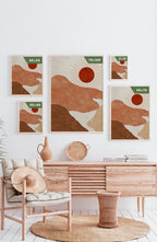 Poster red sunset No. 2 poster sizes