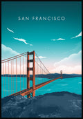 Poster San Francisco Illustration