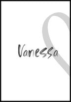 Namen mit Herz - Personalisiertes Poster Set