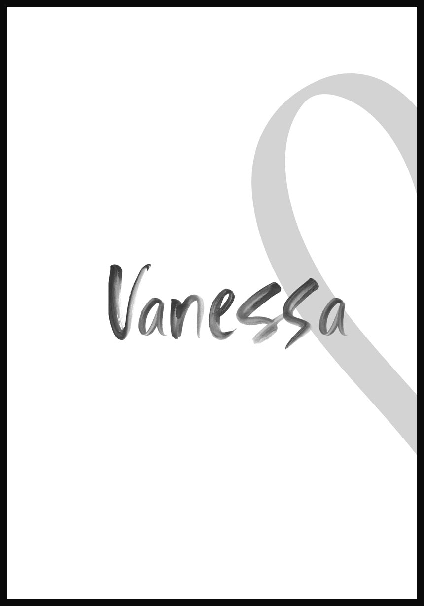 Namen mit Herz - Personalisiertes Poster Set