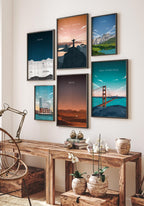 Poster Set with illustrated sights