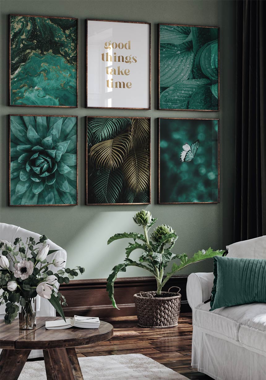 Smaragd Gold Poster Collection