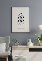 So good together Poster für das Wohnzimmer