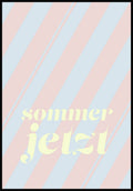Poster Spruch Summer Now Pastel world