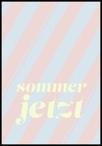 Poster Spruch Summer Now Pastel world