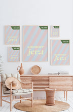 Poster Spruch Summer Now Pastel world Poster Sizes
