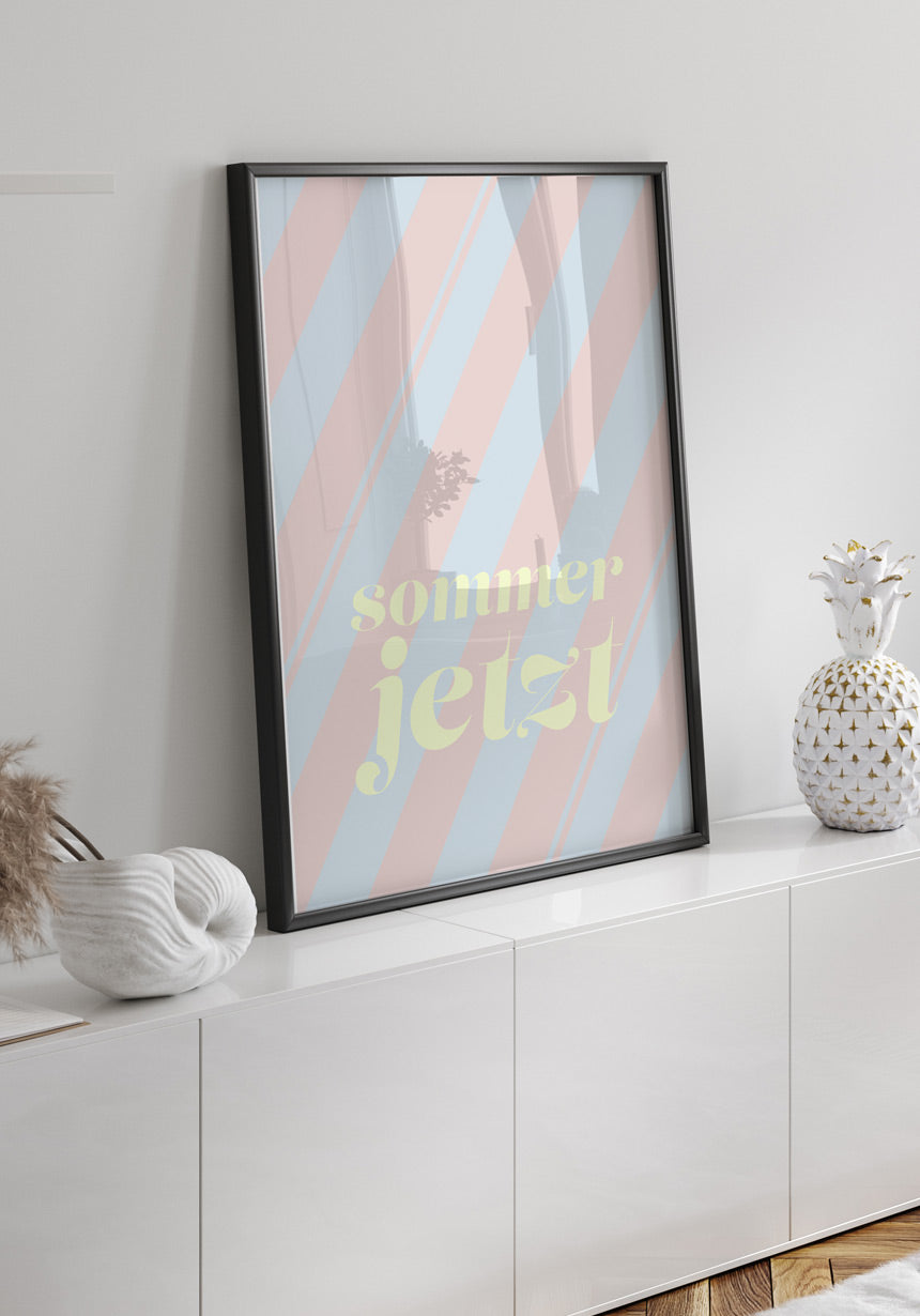 Poster Typography Summer living room