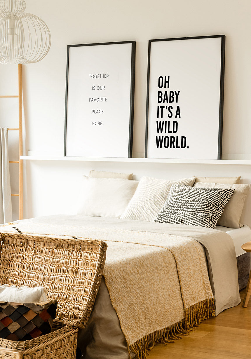 Together is our favorite place to be Poster