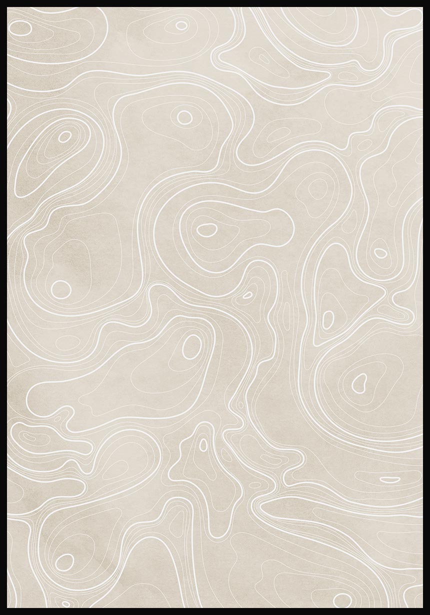 Poster Topography Illustration