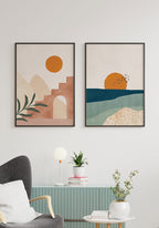 Poster Stair Dunes Luna e sole as picture wall