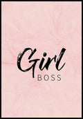 typography poster girl boss mary kay