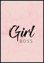 typography poster girl boss mary kay