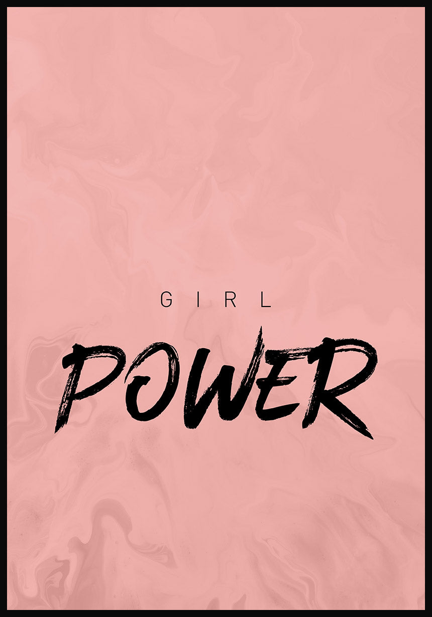 Typography Poster Girl Power Mary Kay