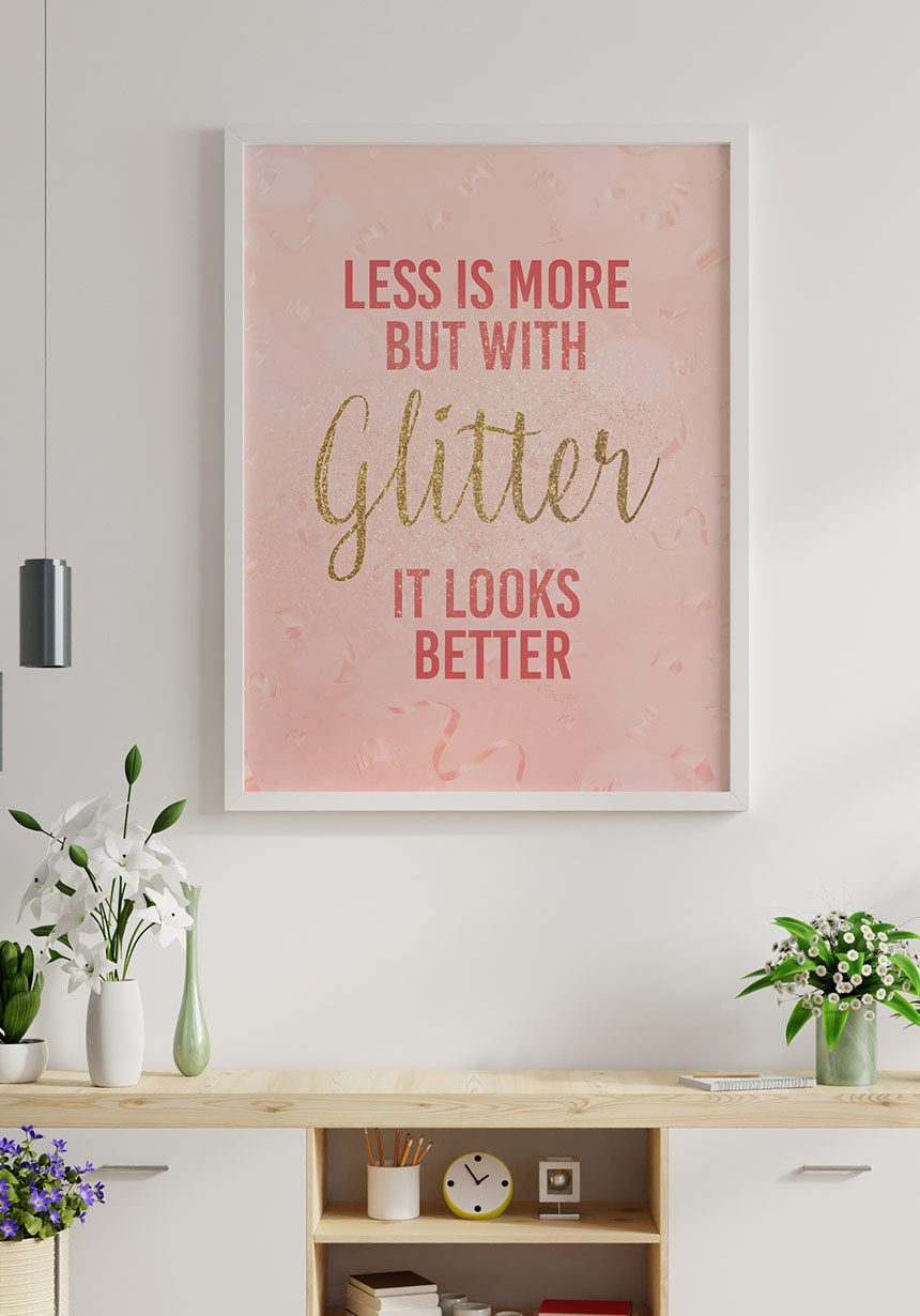 glitter it looks better mary kay over Sideboard