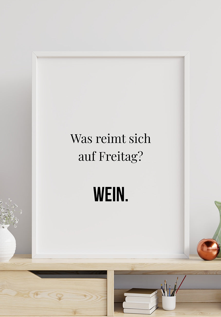 Poster was reimbursed on Friday wine in the living room