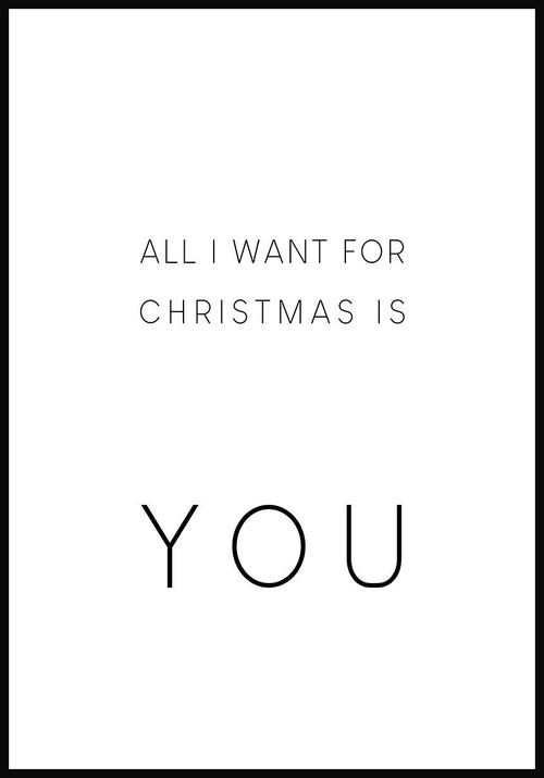 All i want for christmas is you Poster