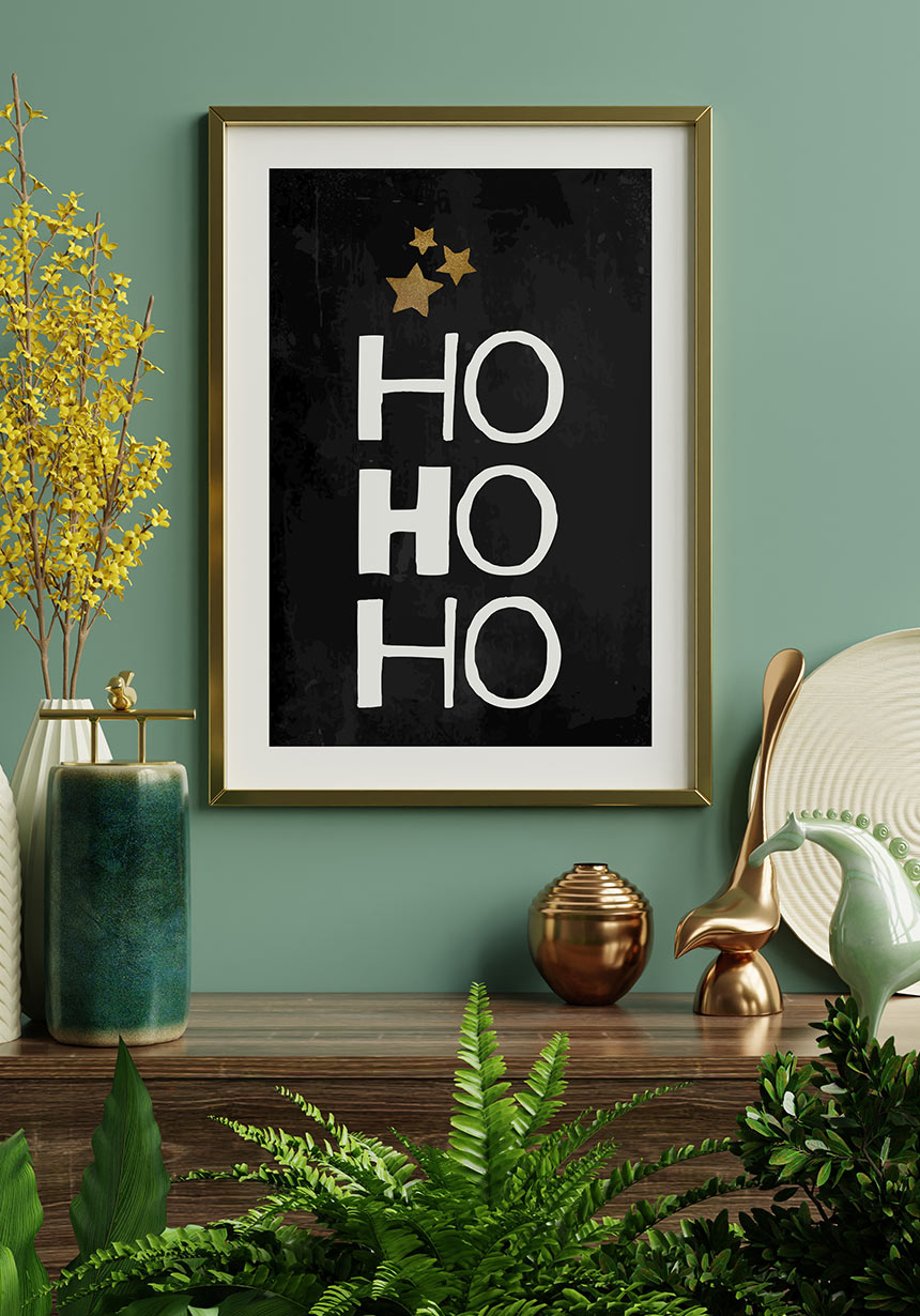 Ho Ho poster wall decoration