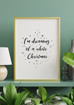 I`m dreaming of a white christmas Christmas decoration