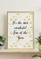 It`s the most wonderful time of the year Wanddeko