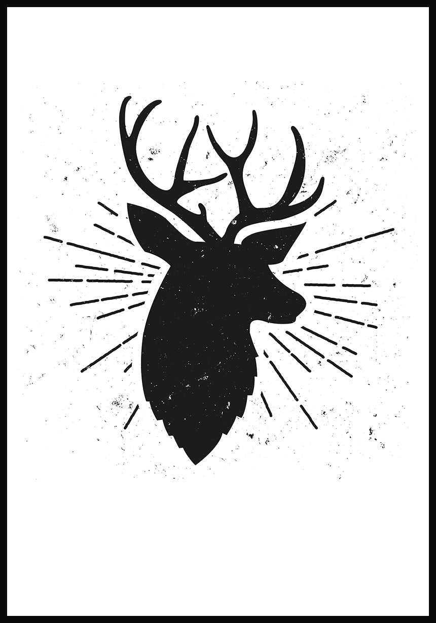 Renting Silhouette Poster