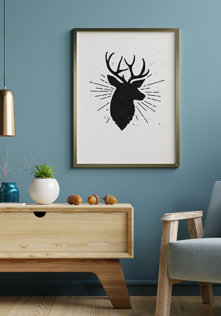 Renter Silhouette poster for home