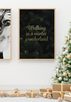 Walking on a winter wonderland Poster for home